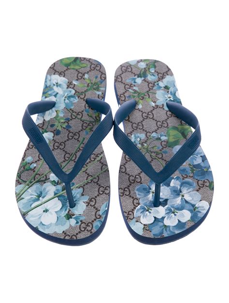 gucci flip flops bloom|gucci flip flops with flowers.